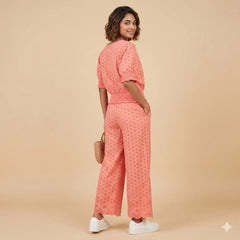 Peach Printed Top for Women | Casual Everyday Wear