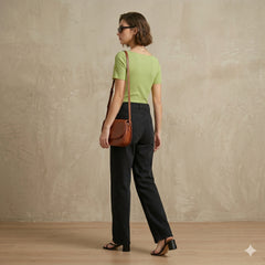 Pistachio Green Ribbed Wrap Top | Cute & Comfy Everyday Wear