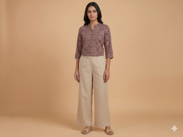 Women Cotton Printed Short Kurti Top | Casual & Office Wear Ethnic Kurti for Summer