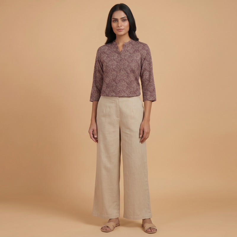 Women Cotton Printed Short Kurti Top | Casual & Office Wear Ethnic Kurti for Summer
